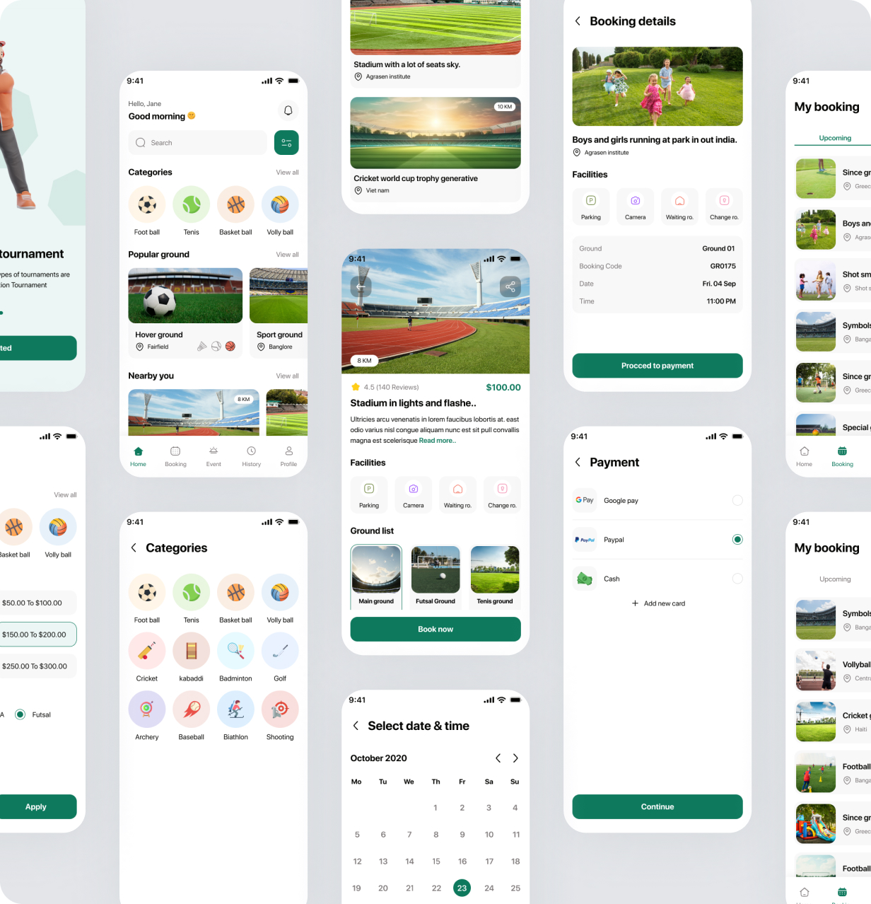BookSpot UI Template | Play Ground Booking App | Flutter | Easy Sports Venue Reservations App - 4