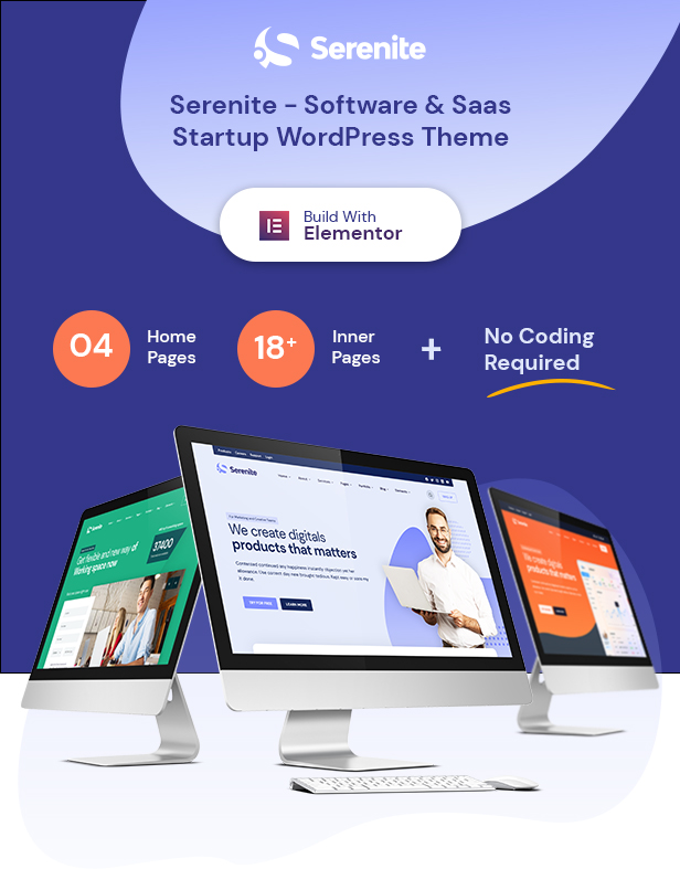 Serenite - Software & Saas Startup Theme