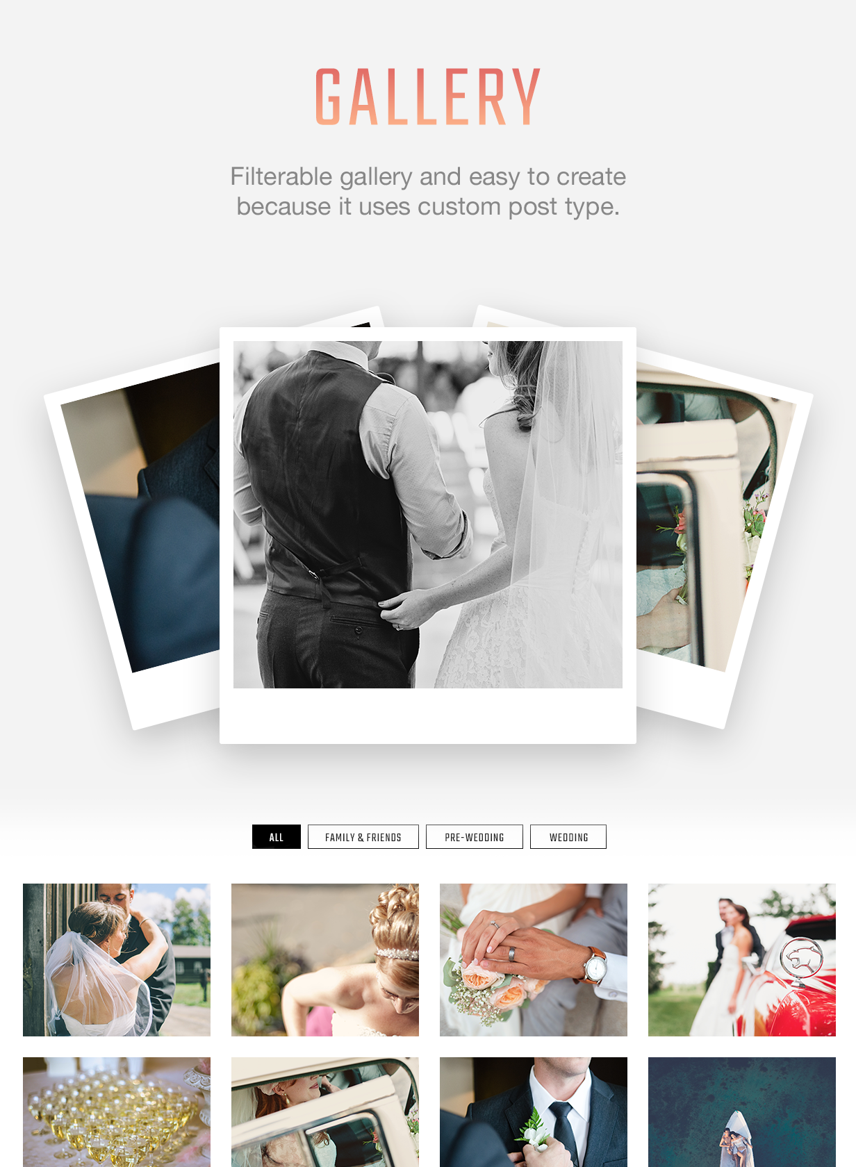 Kabheen - Modern Wedding WordPress Theme - 5
