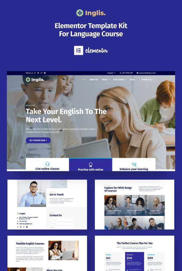 language course template