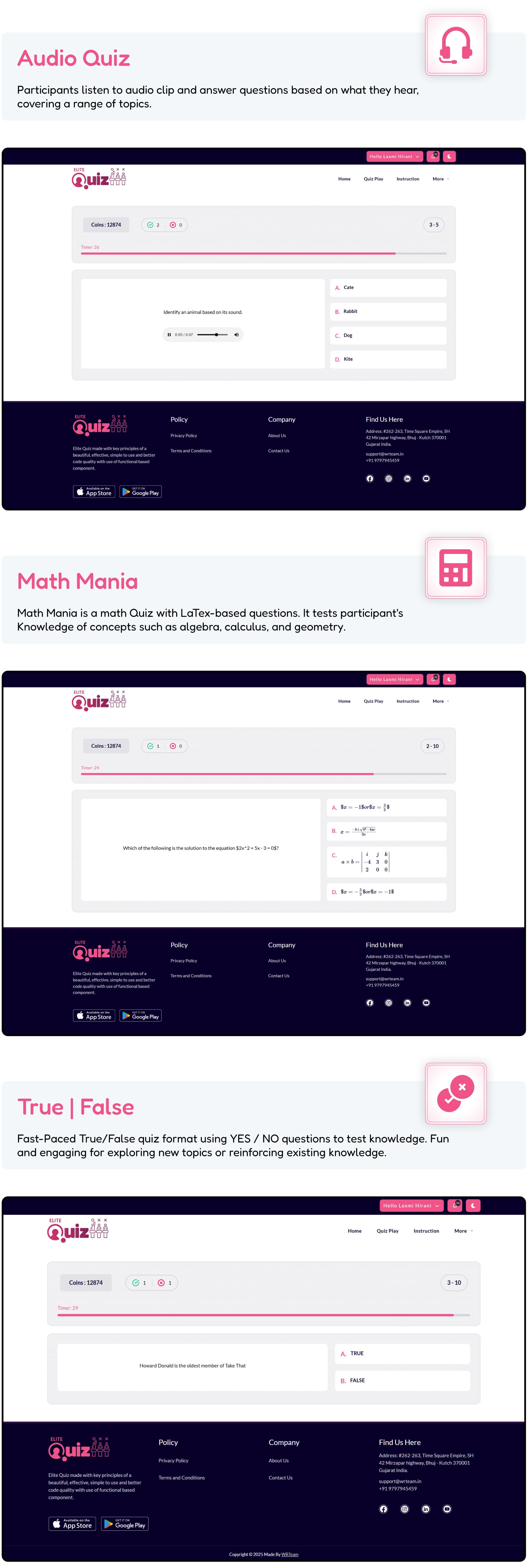 Elite Quiz - Trivia Quiz | Quiz Game - Web Version - 16