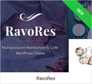 Restaurant & Cafe WordPress Theme