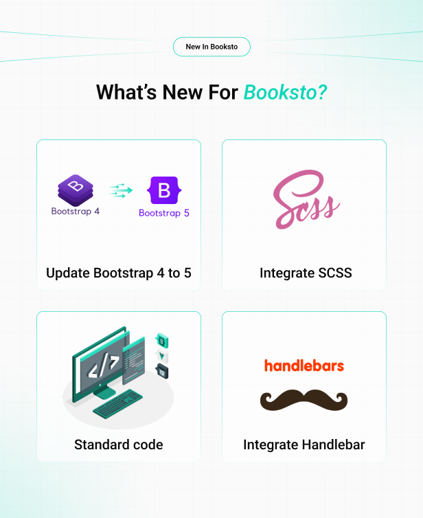 Booksto - VueJS, HTML Minimal Ebook Admin & Shop Template - 2