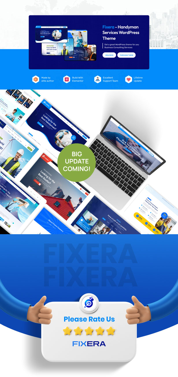 Fixera - Handyman Services WordPress Theme - 8