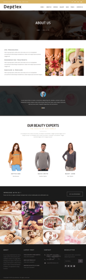 Depilex Salon - Parlour - Spa - Gym - Multipurpose WP Theme - 4