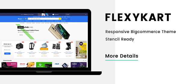 FlexyKart – Premium Responsive Bigcommerce Template (Stencil Ready)