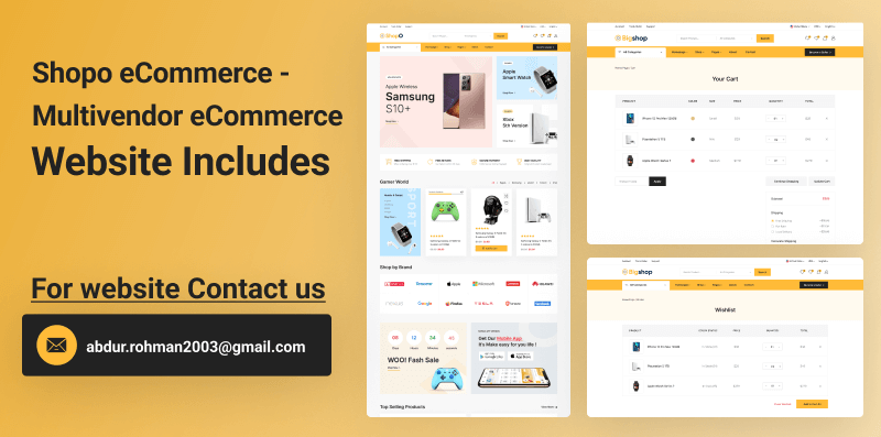 Shopo - Multivendor eCommerce Flutter App