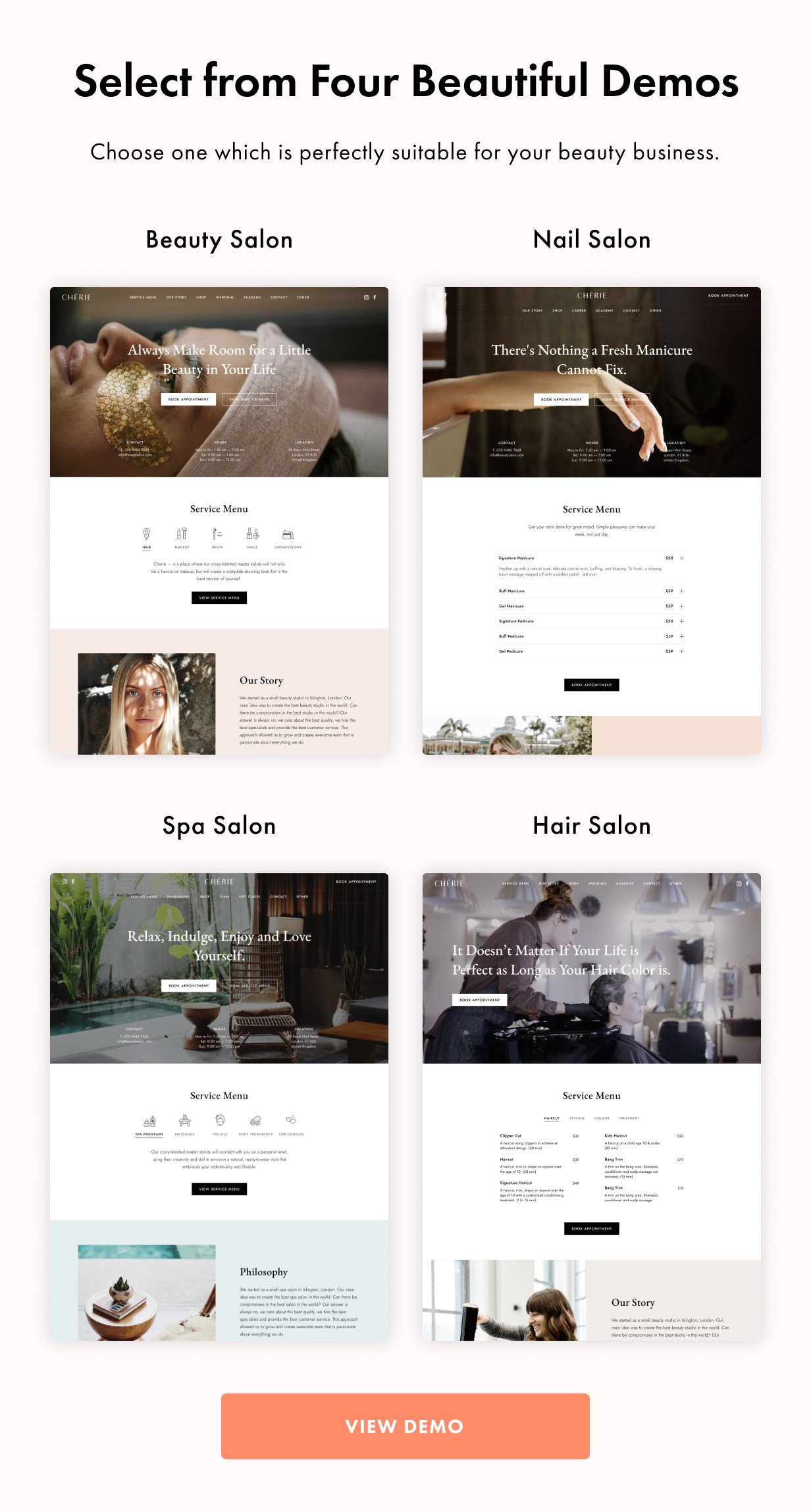 Cherie WordPress Theme Presentation Image