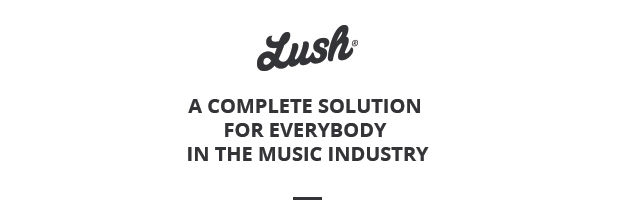 Lush - Music Band & Musician WordPress Theme