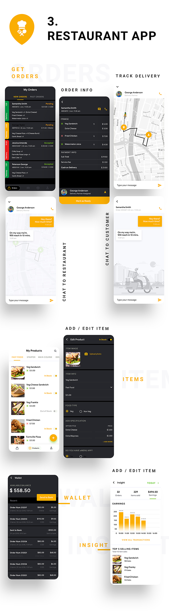 16 App Template| Multi Restaurant App| Food Ordering|  Food Delivery| Restaurant POS App | Hungerz - 11