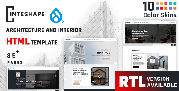 Archo - Architecture & Interior Design Drupal 9 Theme - 10