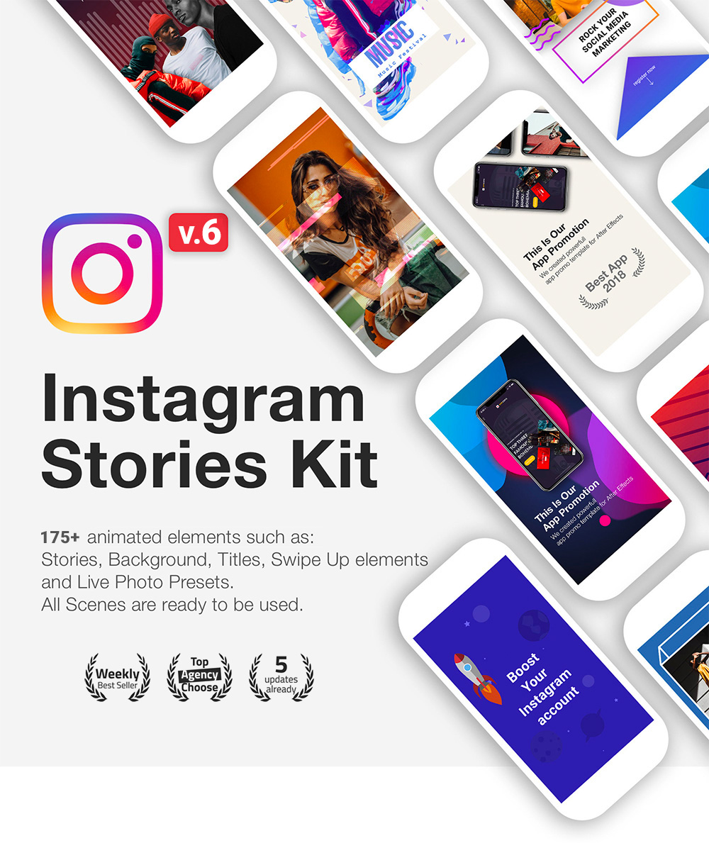 Instagram Stories Kit // Instagram Story Pack - 1