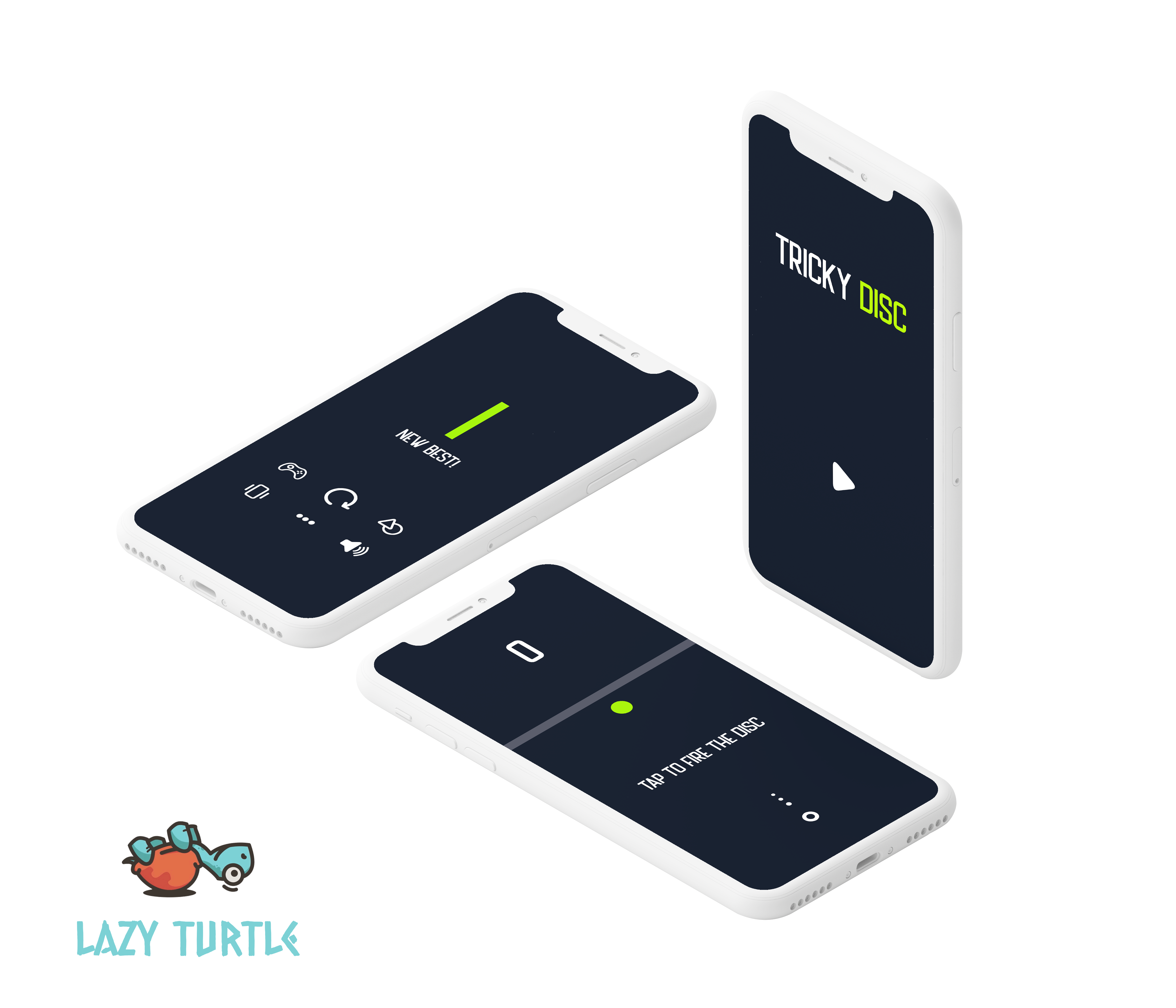 Tricky Disc - native iOS mobile game app 13 iPhone 11 corona