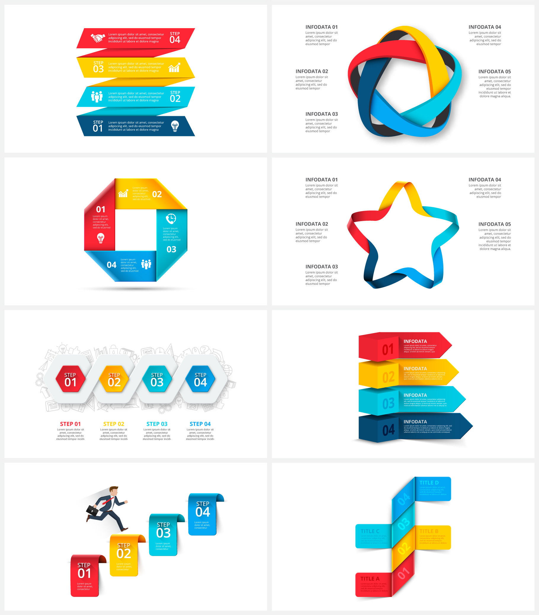 Multipurpose Infographics PowerPoint Templates v.5.2 - 135