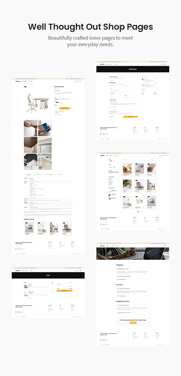 Sedona Shop | Furniture Interior Decor WooCommerce WordPress Theme