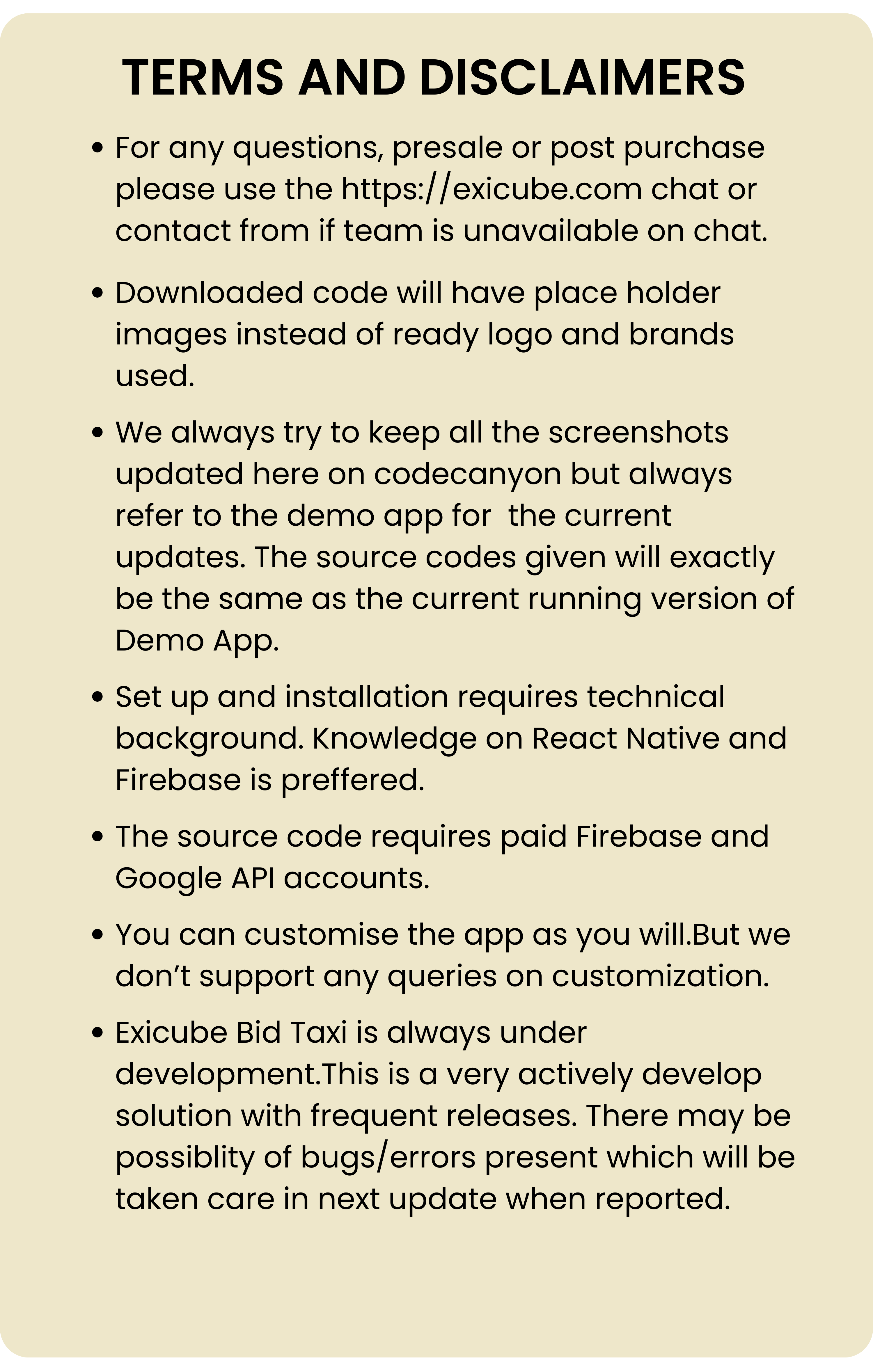 Exicube Bid Taxi App - 28