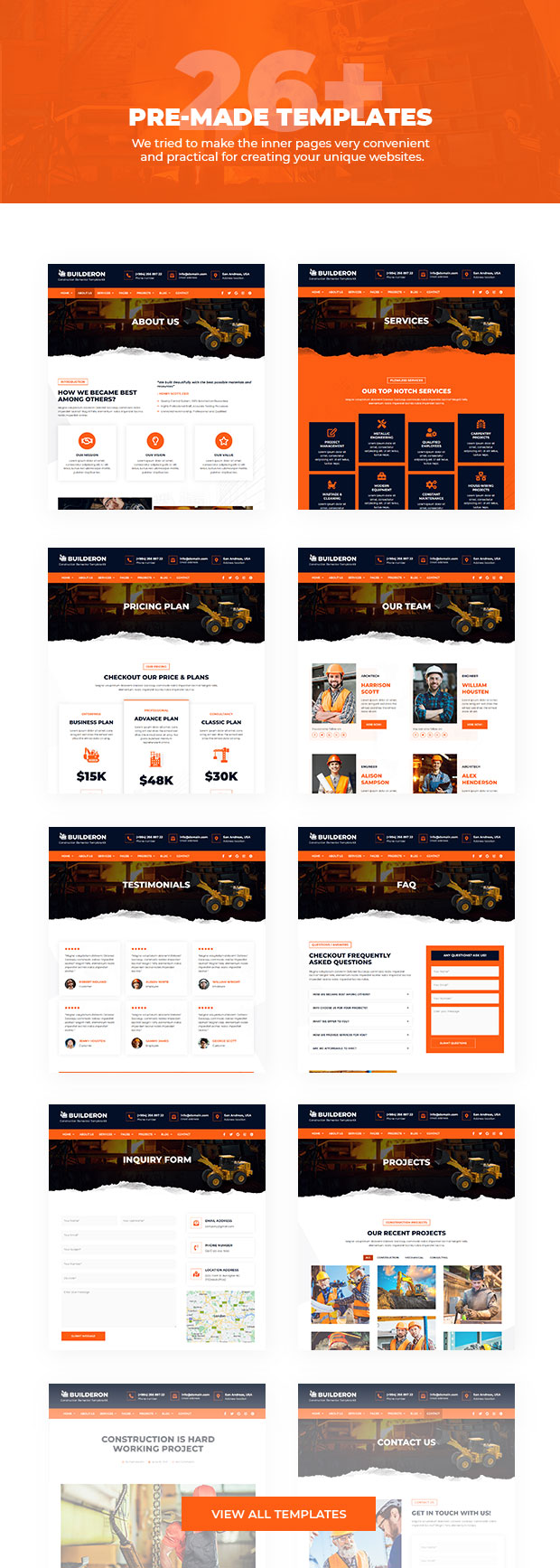 builderon templates