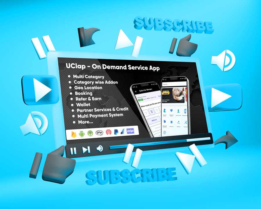UClap - On Demand Home Service App | UrbanClap Clone | Android App with Interactive Admin Panel - 8