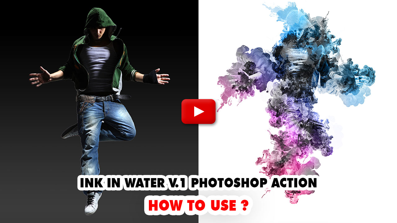 Ink In Water V.1 Photoshop Action - 1