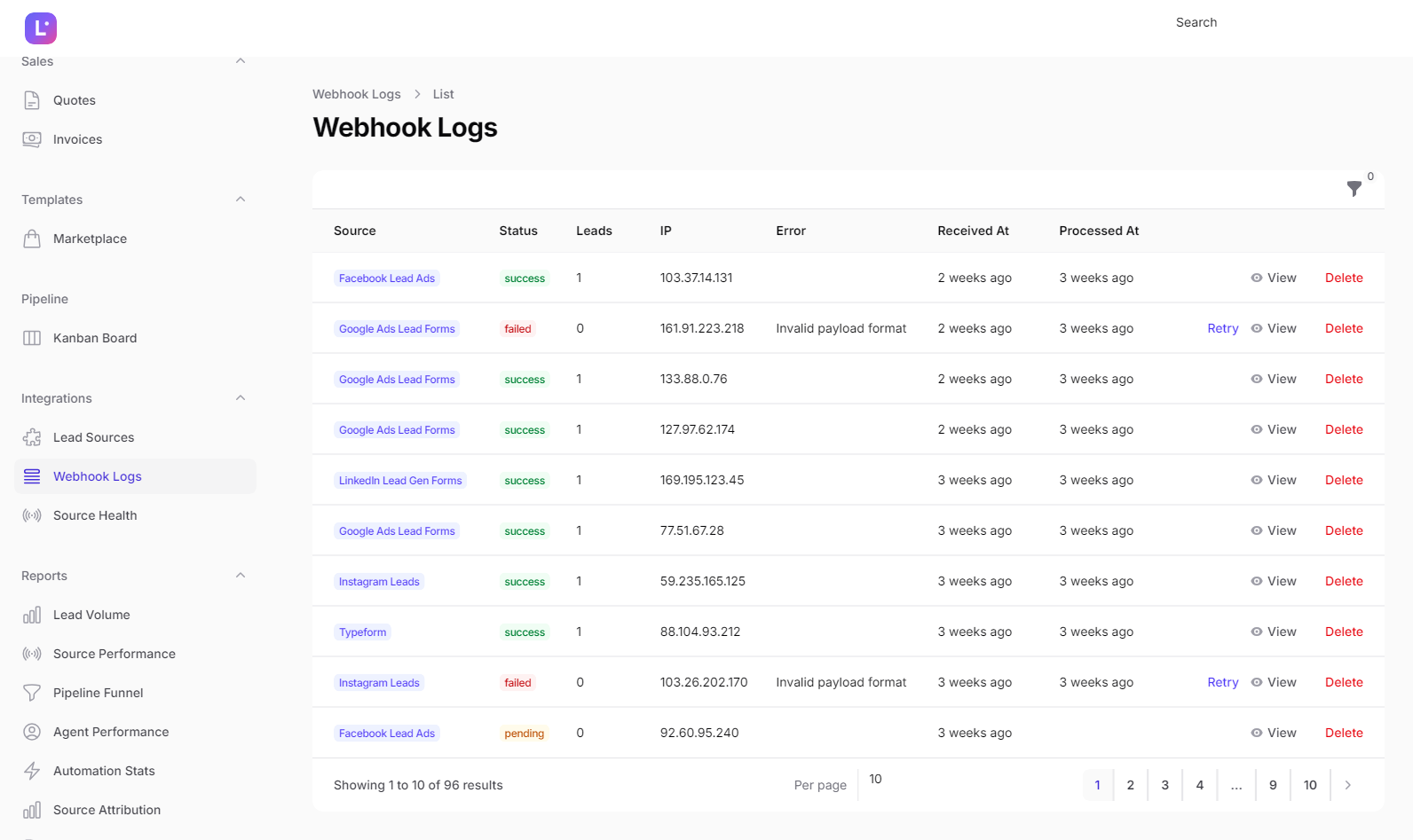 LeadHub - Multi-Tenant SaaS CRM with Lead Pipelines, Forms & Automations - 12