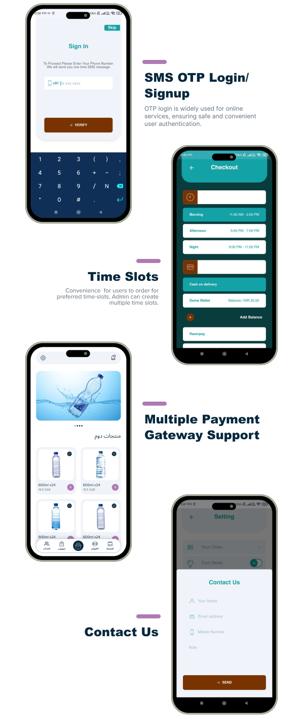 Water Subscription eCommerce App Flutter with Website - 4