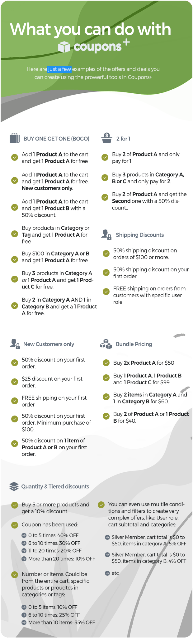 Coupons + | WooCommerce Advanced Coupons, Discount Rules, BOGO Offers, Bulk Discounts, Shipping + - 3