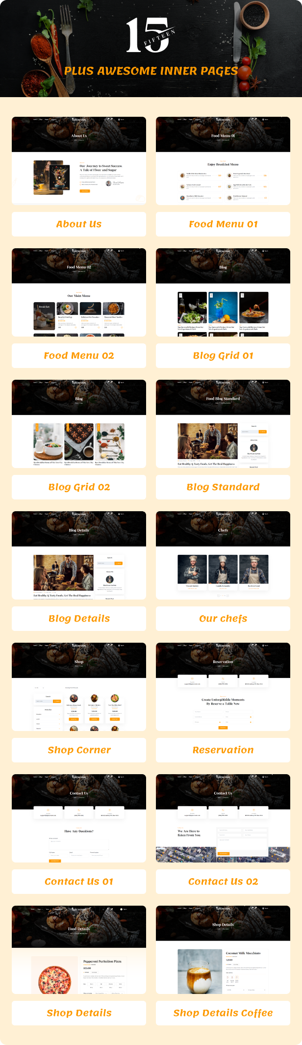 Epicurean - Food & Restaurant Html Template