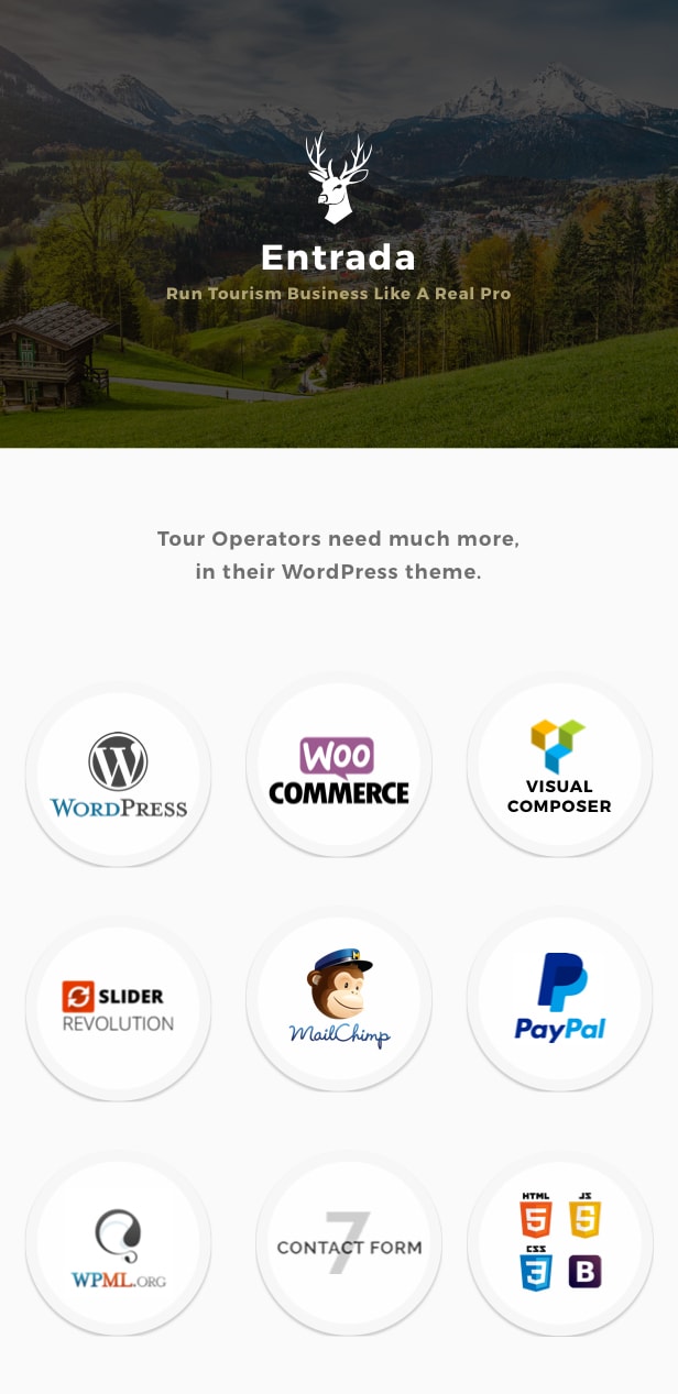 Entrada Tour Travel Booking WordPress Theme - 2