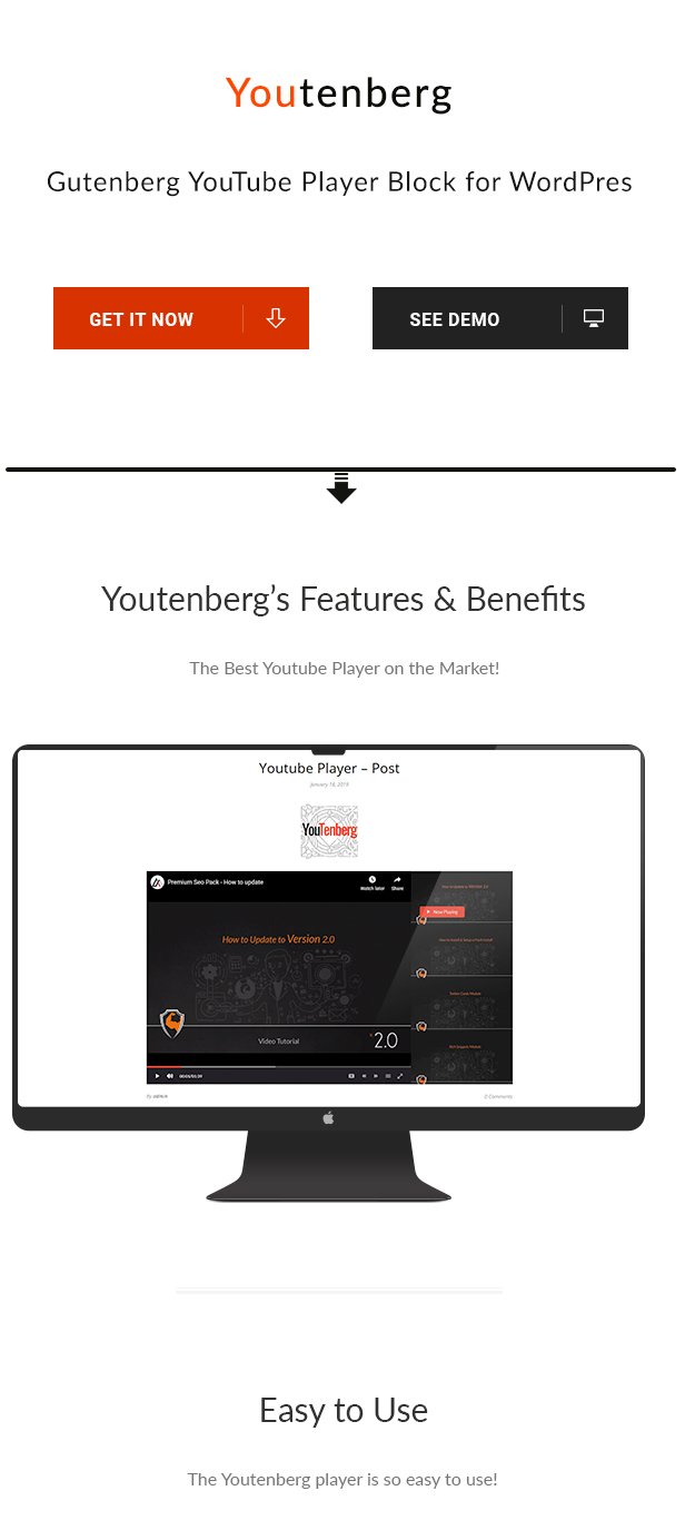 Youtenberg - Reprodutor do YouTube Gutenberg com lista de reprodução - 3