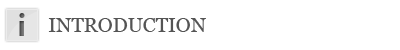 Blanco INTRODUCTION icon