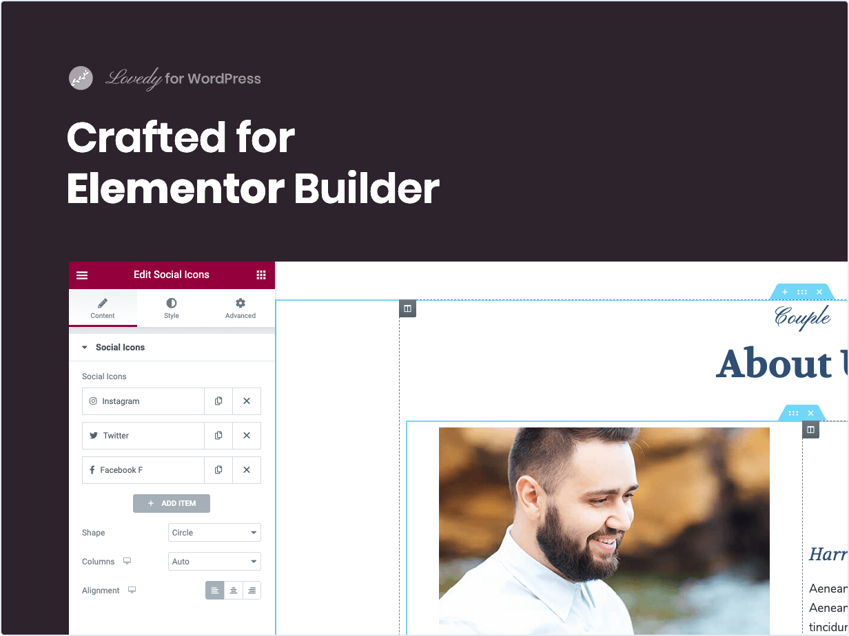 Crafted for Elementor Builder