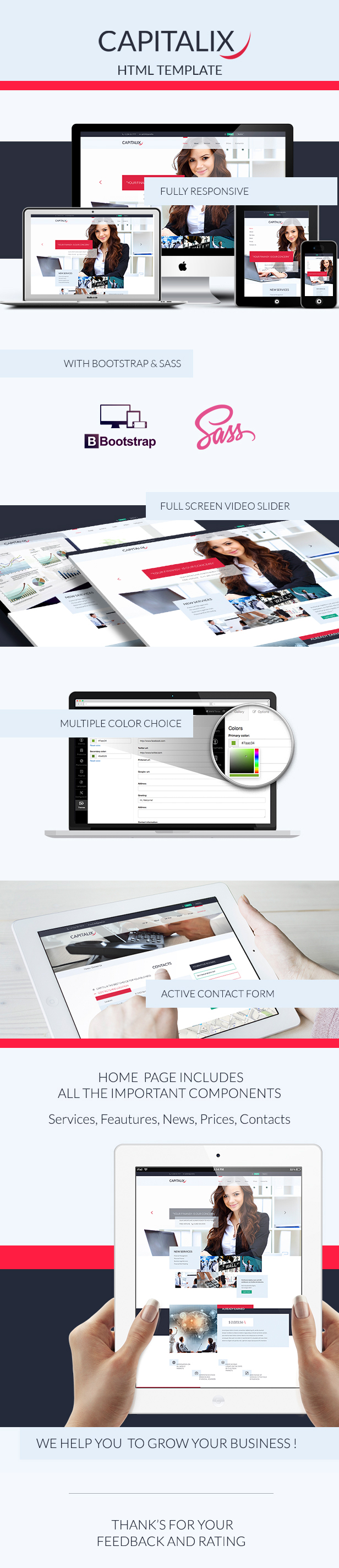  Capitalix — Business Multipurpose HTML Template  - 1