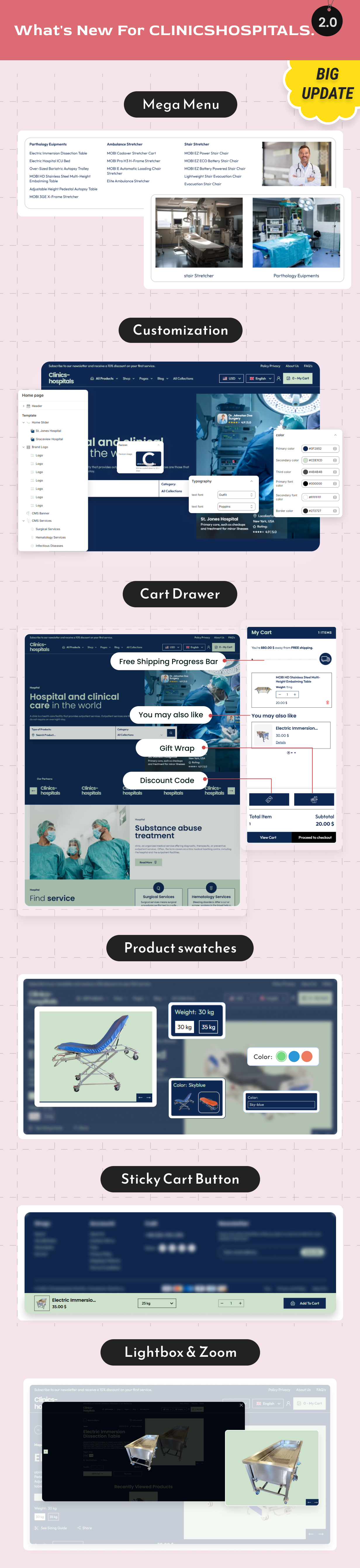 Clinics Hospitals - Doctor & Medical Shopify 2.0 Theme - 6