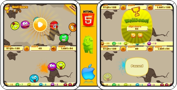 Fishing Frenzy - HTML5 Game, Mobile Version+AdMob!!! (Construct 3 | Construct 2 | Capx) - 60