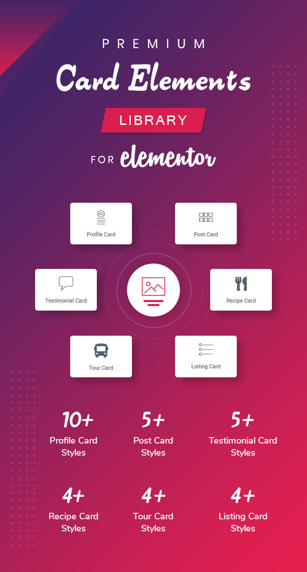 Premium Card Elements Library for Elementor