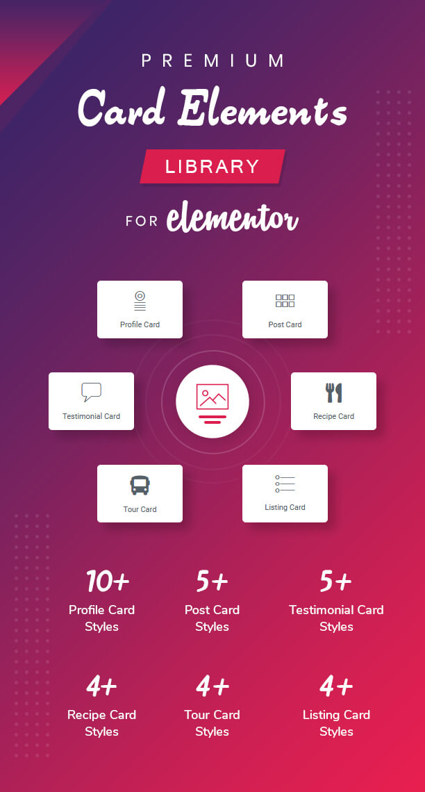 Premium Card Elements Library for Elementor