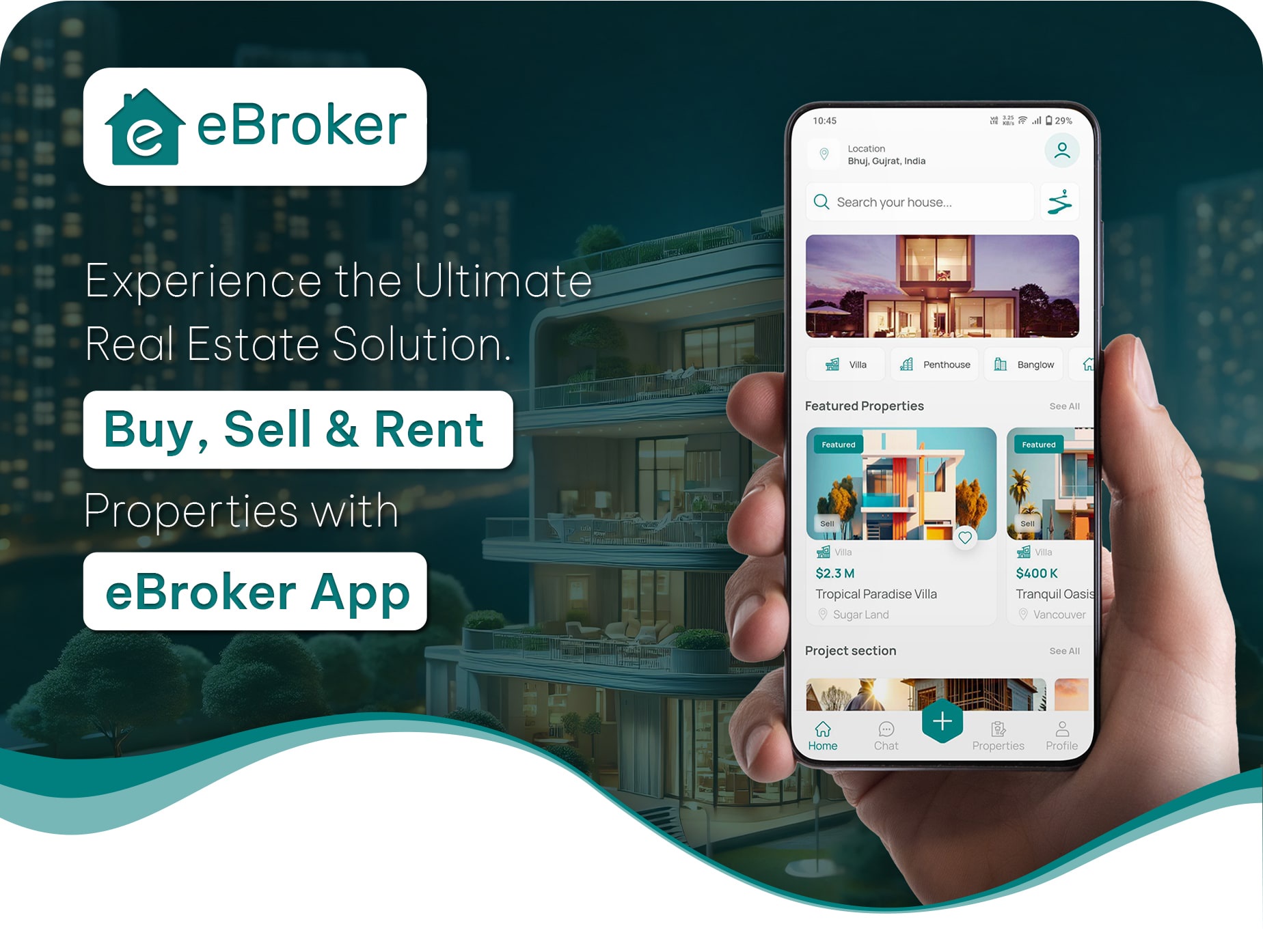 eBroker - Real Estate Property Buy-Rent-Sell Flutter app with Laravel Admin Panel | Web Version - 5