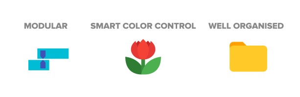 Modular | Smart Color Control | Well organised