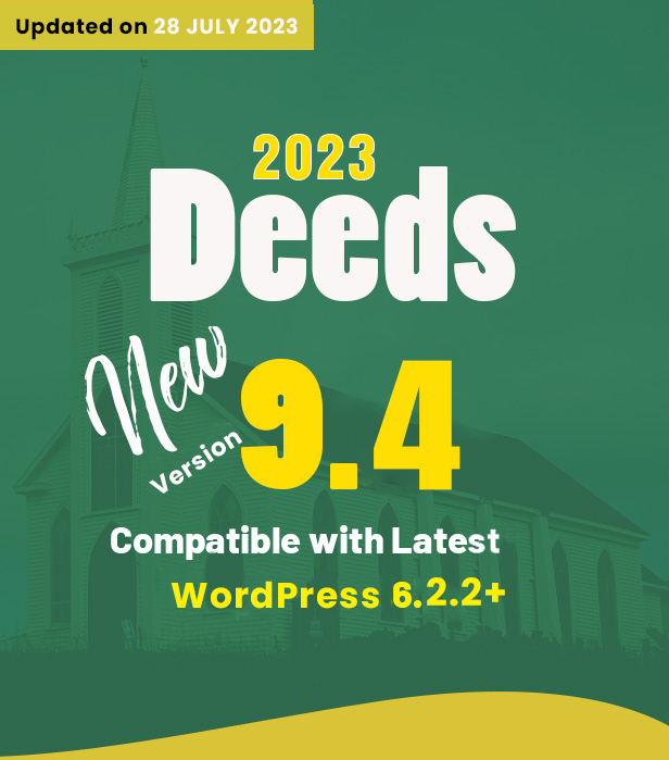 Deeds - Best Responsive Nonprofit Church WordPress Theme - 1