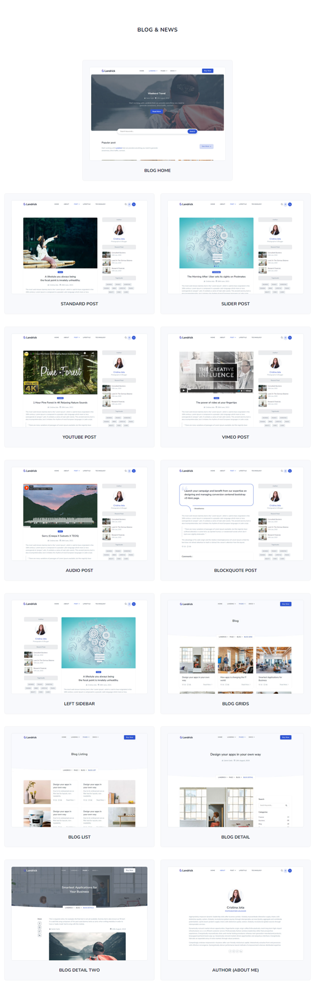 Landrick - Multipurpose App, Saas & Software Landing & Admin Dashboard Template (Bootstrap 5) - 13