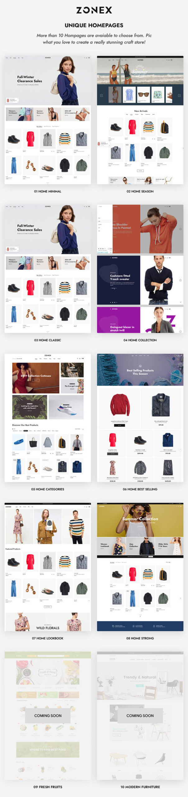 Zonex - MultiPurpose Responsive Magento 2 Theme