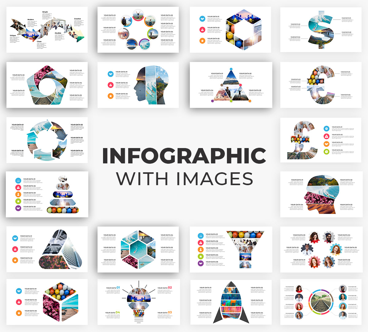 Infographics Complete Bundle PowerPoint Templates - 91