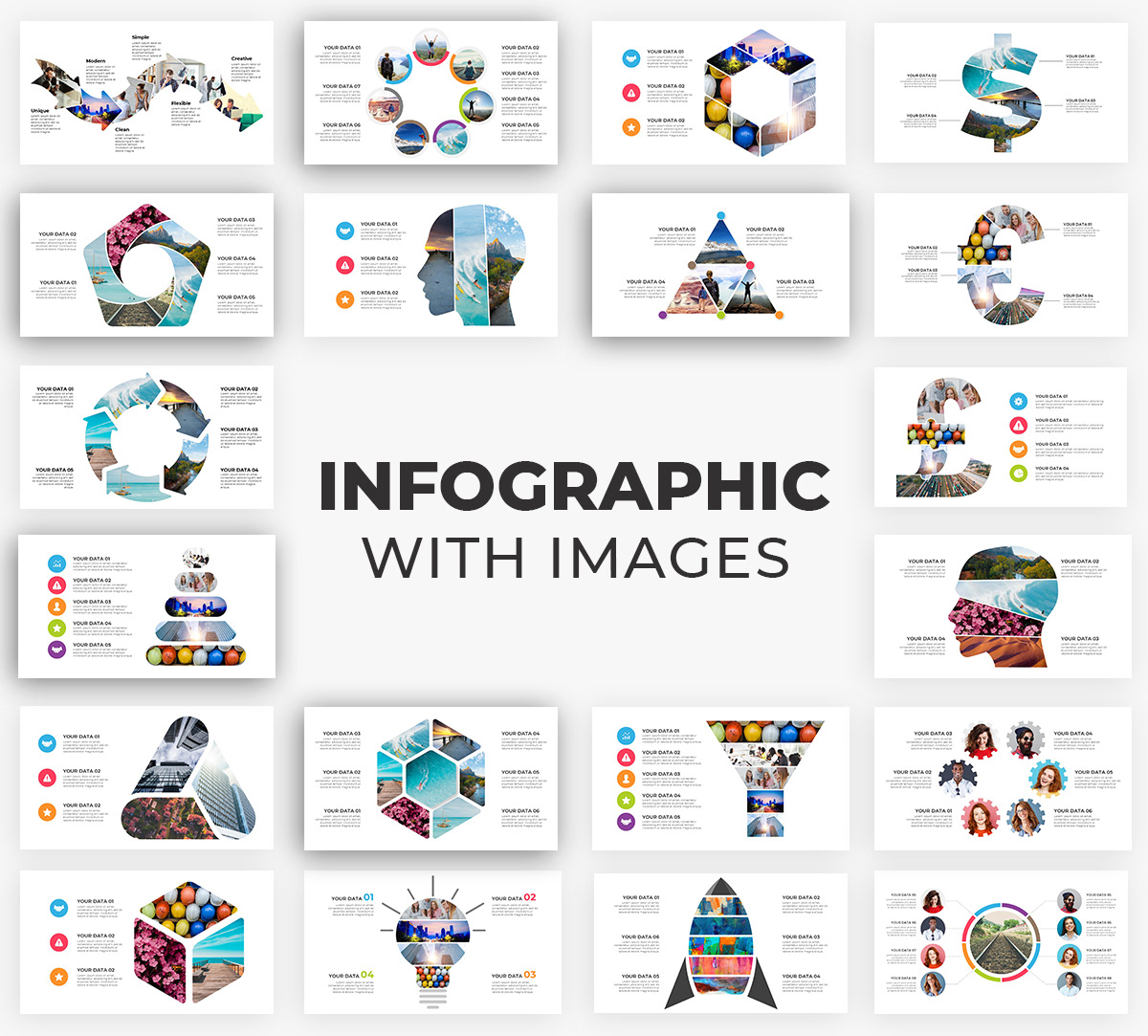 Infographics Complete Bundle PowerPoint Templates - 99