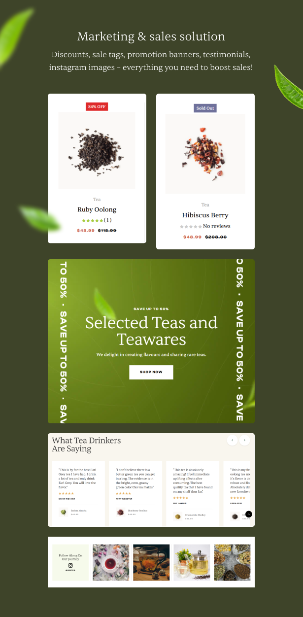 Marketing & sales solution