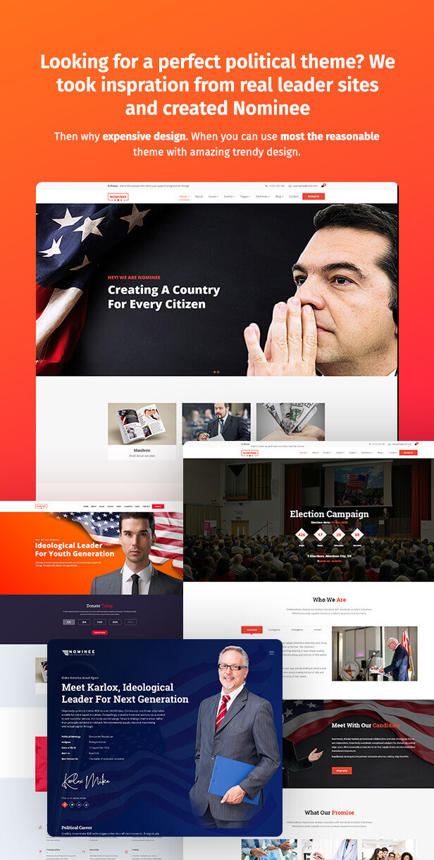 Political WordPress Theme