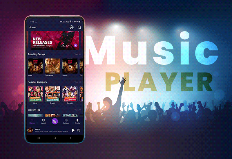 Android Music Player - Online MP3 (Songs) App - 12