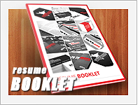 resume booklet template