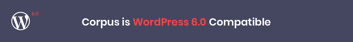 Corpus WordPress 6.0