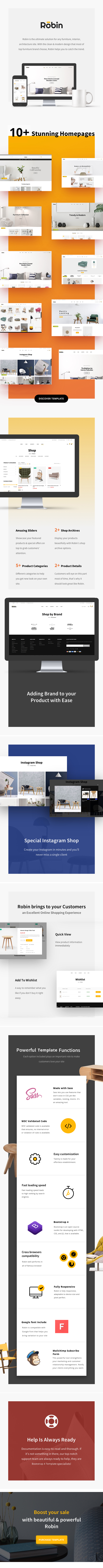 Furniture HTML Template - Robin - 1