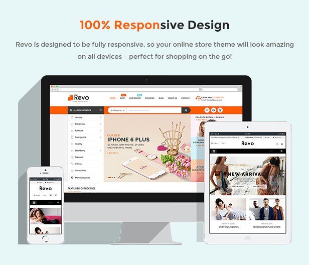 Revo - Drag & Drop Multipurpose OpenCart 3 & 2.3 Theme with 15 Layouts Ready